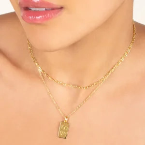 XENOX Halsketten^AMORE Halskette 925/- Sterlingsilber, rhodiniert