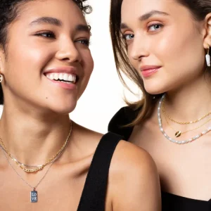 XENOX Halsketten^AMORE Halskette 925/- Sterlingsilber, rhodiniert