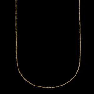 XENOX Halsketten^BASIC Halskette 925/- Sterlingsilber, rhodiniert