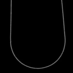 XENOX Halsketten^BASIC Halskette 925/- Sterlingsilber, rhodiniert