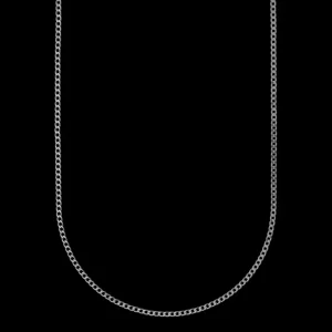 XENOX Halsketten^BASIC Halskette 925/- Sterlingsilber, rhodiniert