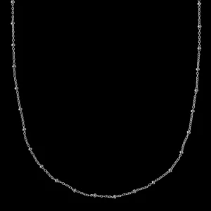 XENOX Halsketten^BASIC Halskette 925/- Sterlingsilber, rhodiniert