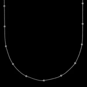 XENOX Charms | Halsketten^BASIC Halskette 925/- Sterlingsilber, rhodiniert