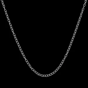 XENOX Halsketten^BASIC Halskette 925/- Sterlingsilber, rhodiniert