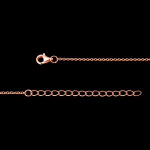 XENOX Halsketten^BASIC Halskette 925/- Sterlingsilber, rhodiniert