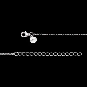 XENOX Halsketten^BASIC Halskette 925/- Sterlingsilber, rhodiniert