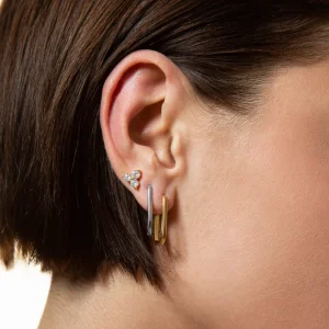 XENOX Ohrringe^BASIC Ohrringe 925/- Sterlingsilber, rhodiniert