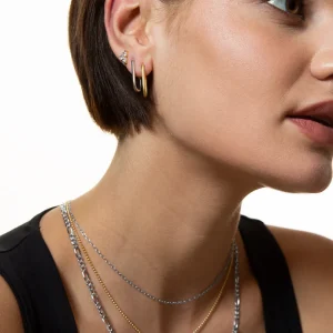 XENOX Ohrringe^BASIC Ohrringe 925/- Sterlingsilber, rhodiniert