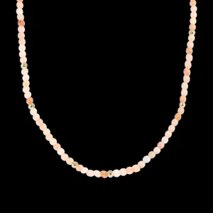 XENOX Halsketten^BEACH Halskette 925/- Sterlingsilber, 18k Vergoldung goldfarben