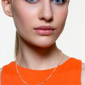 XENOX Halsketten^BEACH Halskette 925/- Sterlingsilber, 18k Vergoldung goldfarben