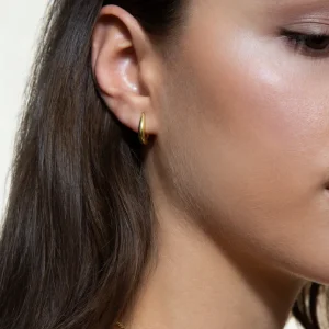 XENOX Ohrringe^BEAN Ohrringe 925/- Sterlingsilber, rhodiniert