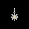 XENOX Charms^BLUME Charm 925/- Sterlingsilber, 18k Vergoldung goldfarben
