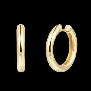 XENOX Ohrringe^BOLD LARGE Creolen 925/- Sterlingsilber, rhodiniert