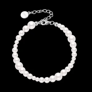 XENOX Armbänder^BOLD PEARL Armband 925/- Sterlingsilber, 18k Vergoldung