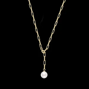 XENOX Halsketten^BOLD PEARL Halskette 925/- Sterlingsilber, rhodiniert