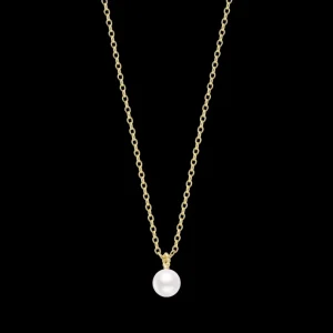 XENOX Halsketten^BUBBLE PEARL Halskette 925/- Sterlingsilber, rhodiniert