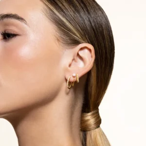 XENOX Ohrringe^BUBBLE PEARL Ohrringe 925/- Sterlingsilber, rhodiniert