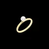 XENOX Ringe^BUBBLE PEARL Ring 925/- Sterlingsilber, rhodiniert