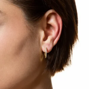 XENOX Ohrringe^CREOLEN 925/- Sterlingsilber, rhodiniert