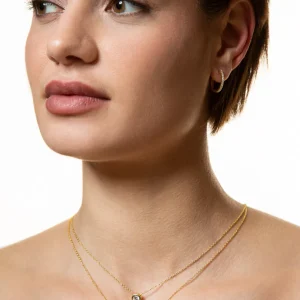 XENOX Ohrringe^CREOLEN 925/- Sterlingsilber, rhodiniert