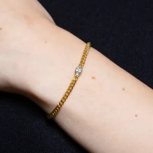 XENOX Armbänder^CURB Armband 925/- Sterlingsilber, rhodiniert