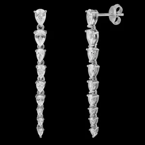 XENOX Ohrringe^DEWDROP Large Ohrringe 925/- Sterlingsilber, 18k Vergoldung