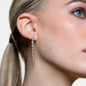 XENOX Ohrringe^DEWDROP Large Ohrringe 925/- Sterlingsilber, 18k Vergoldung