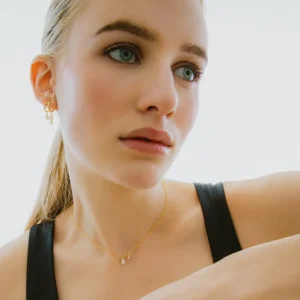 XENOX Ohrringe^DEWDROP Medium Ohrringe 925/- Sterlingsilber, rhodiniert