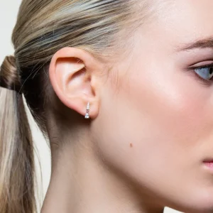 XENOX Ohrringe^DEWDROP Single Ohrringe 925/- Sterlingsilber, rhodiniert