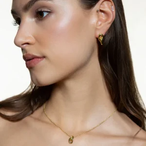 XENOX Ohrringe^DUO KNOT Ohrringe 925/- Sterlingsilber, rhodiniert