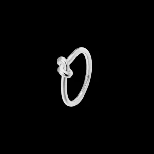 XENOX Ringe^DUO KNOT Ring 925/- Sterlingsilber, rhodiniert