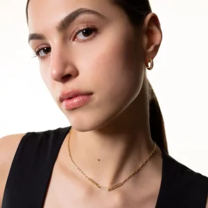 XENOX Halsketten^DUO LINK Halskette 925/- Sterlingsilber, rhodiniert