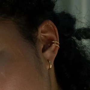 XENOX Earcuffs^EAR CUFF 925/- Sterlingsilber, rhodiniert