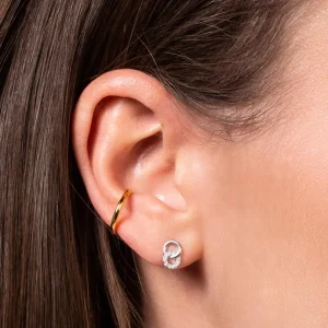 XENOX Earcuffs^EAR CUFF 925/- Sterlingsilber, rhodiniert