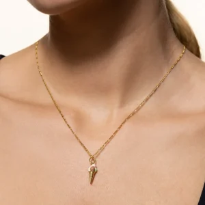 XENOX Charms^EIS Charm 925/- Sterlingsilber, 18k Vergoldung goldfarben