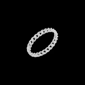 XENOX Ringe^EVE Ring 925/- Sterlingsilber, rhodiniert