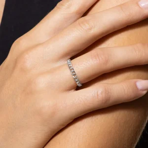 XENOX Ringe^EVE Ring 925/- Sterlingsilber, rhodiniert