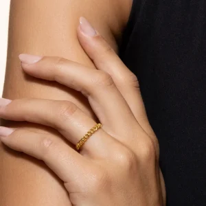 XENOX Ringe^EVE Ring 925/- Sterlingsilber, rhodiniert