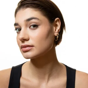 XENOX Echtgold | Ohrringe^FINE Basic Creolen, 14k Gelbgold goldfarben