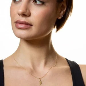 XENOX Echtgold | Halsketten^FINE Basic Halskette, 14k Gelbgold goldfarben