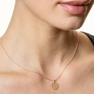 XENOX Echtgold | Halsketten^FINE Basic Halskette, 14k Roségold roséfarben