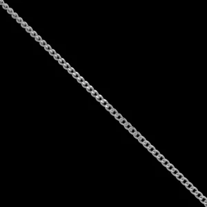 XENOX Echtgold | Halsketten^FINE Basic Halskette, 14k Weißgold silberfarben