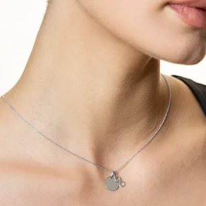 XENOX Halsketten^FINE Basic Halskette, 9k Weißgold silberfarben