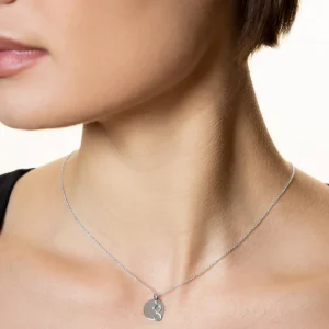 XENOX Halsketten^FINE Basic Halskette, 9k Weißgold silberfarben