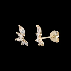 XENOX Echtgold | Ohrringe^FINE Ohrringe, 14k Gelbgold goldfarben