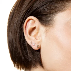 XENOX Echtgold | Ohrringe^FINE Ohrringe, 14k Gelbgold goldfarben