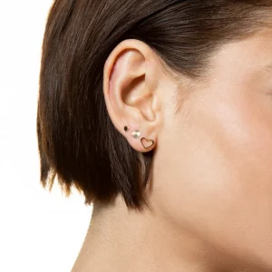 XENOX Ohrringe^FINE Ohrringe, 9k Gelbgold goldfarben