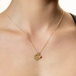 XENOX Echtgold^FINE Zarge Anhänger, 14k Gelbgold goldfarben