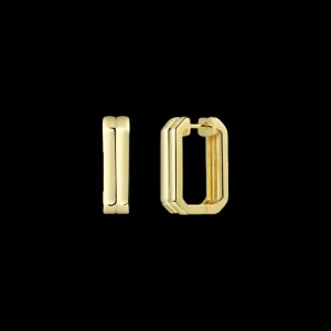 XENOX Ohrringe^FRAMED Ohrringe 925/- Sterlingsilber, 18k Vergoldung