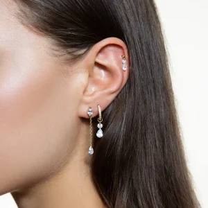 XENOX Ohrringe^GLANCE Ohrringe 925/- Sterlingsilber, rhodiniert